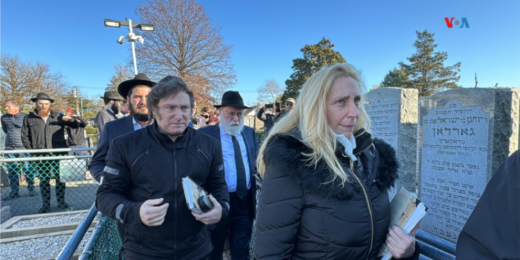 Milei inicia en Nueva York su primera visita a EEUU como presidente electo de Argentina