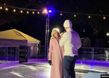 Una Navidad sobre hielo en la Casa Blanca (FOTOS)