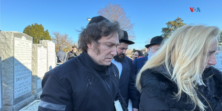 El presidente electo Javier Milei visita EEUU para explicar su plan económico