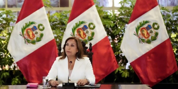 La presidenta de Perú, Dina Boluarte, hace un balance positivo de su gestión