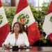 La presidenta de Perú, Dina Boluarte, hace un balance positivo de su gestión
