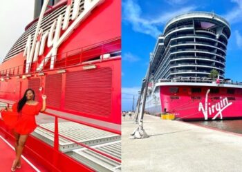 Una influencer de EEUU viajó en un crucero de lujo y encontró un misterioso código sexual en su camarote (VIDEO)