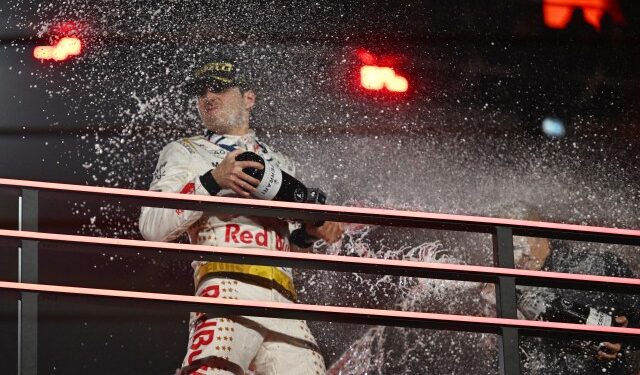 Verstappen “sudó” para ganar en Las Vegas