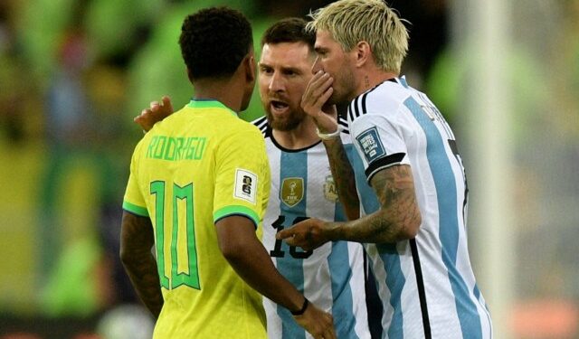 Rodrygo denunció que ha recibido insultos racistas tras su cruce con Messi