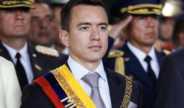 ¿Cuál es el escenario con el que se encuentra Daniel Noboa tras ser posesionado como presidente de Ecuador?