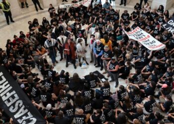 EEUU: Empleados federales protestan por política del gobierno en la guerra de Gaza