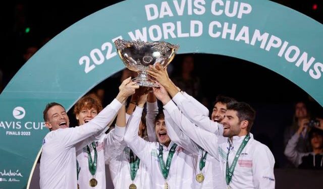 Jannik Sinner certificó el título de la Copa Davis para Italia