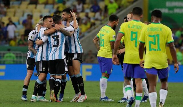 Argentina ganó el clásico a una Brasil que está en crisis