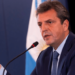 El candidato oficialista a la presidencia argentina, Sergio Massa, emite su voto (Imágenes)