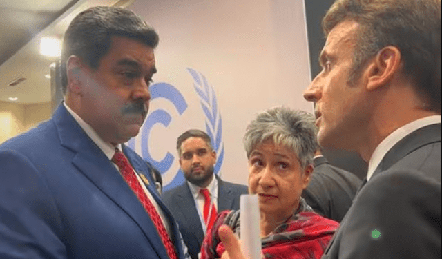 Macron le dijo a Maduro que la UE podrá levantar sanciones si cumple con lo pactado