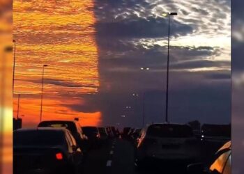 Partido en dos: el extraño fenómeno que se presentó en el cielo de Florida (VIDEO)