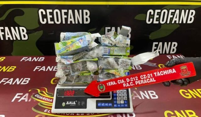 Capturaron a sujeto en Táchira que transportaba droga en envases de jugo 