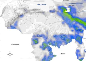 Inameh prevé baja probabilidad de precipitaciones en algunos estados de Venezuela este #26Nov