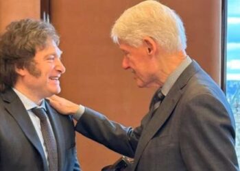 Javier Milei se reunió con el expresidente Bill Clinton durante su visita a Nueva York