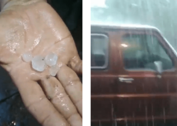 Granizo del tamaño de una “metra” cayó en Anzoátegui (Video)