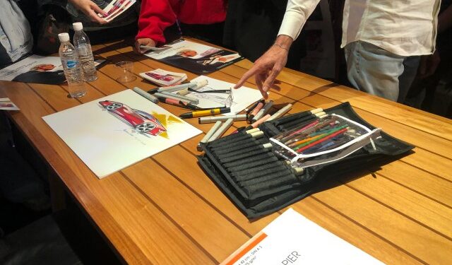 Maurizio Corbi, el diseñador de Pinifarina llegó a inspirar a estudiantes Venezolanos