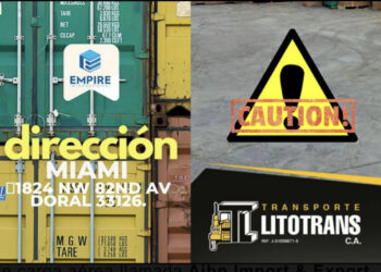 Decomisan municiones enviadas a través de Empire International, una compañía de carga de Miami, que se hallaban en almacén de Transporte Litotrans en Venezuela