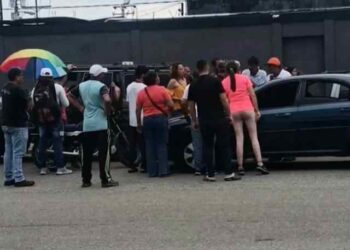Frenaron a los coleados en la gasolinera La Nonna de Barinas
