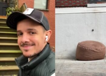 Latino salió a las calles de Nueva York para ver qué tira la gente a la basura y descubrió un increíble tesoro (VIDEO)