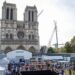 La nueva aguja de Notre Dame empieza a despuntar en París