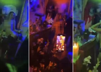 Escándalo en Chile por las imágenes del velorio de un capo narco: una fiesta con baile, desnudos, pistolas y mucha droga