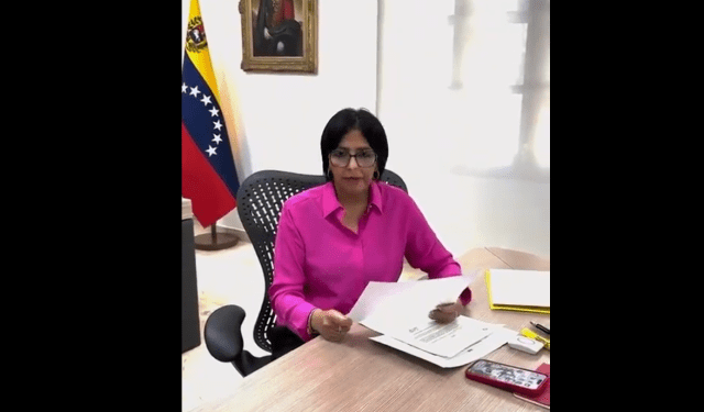 Delcy Rodríguez denunció que nuevo juez de la CIJ habría reconocido a Julio Borges como canciller de Venezuela 
