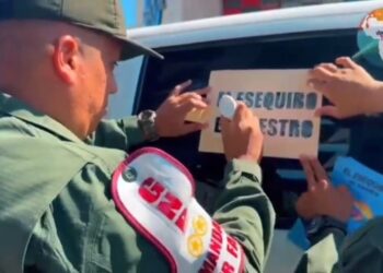 Para lo que quedaron: GNB, los nuevos “grafiteros” y “entrega panfletos” en las calles de Punto Fijo (VIDEO)