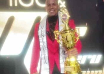 Venezolano salió victorioso en Perú en un evento que premia a la belleza masculina