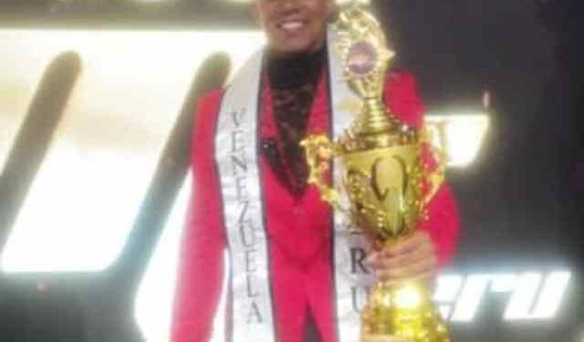 Venezolano salió victorioso en Perú en un evento que premia a la belleza masculina