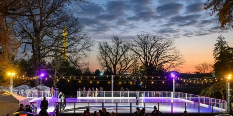 Una Navidad sobre hielo en la Casa Blanca