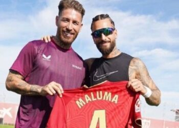 VIDEO: Maluma desafió a Sergio Ramos en fútbol y así resultó todo