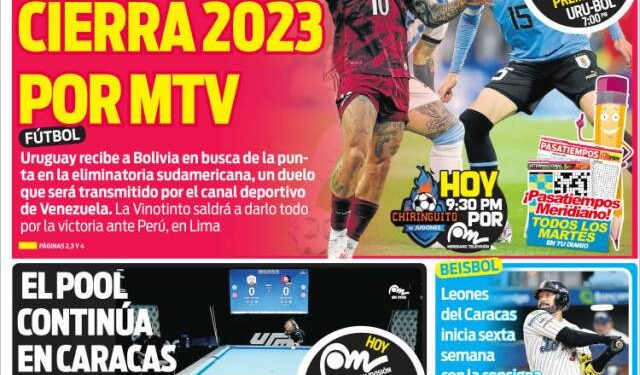 Portadas de este martes 21 de noviembre de 2023