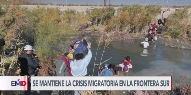 Miles de migrantes siguen llegando cada día a EEUU