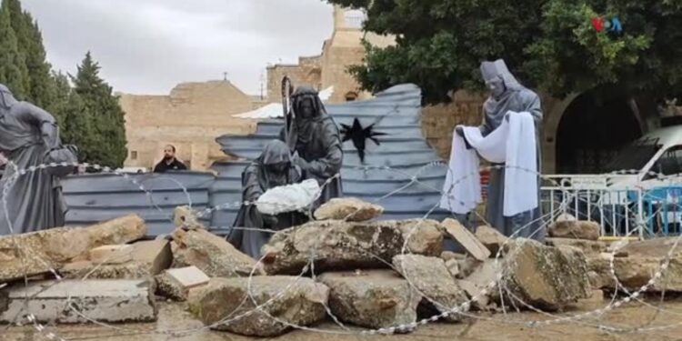 Belén de luto en esta Navidad