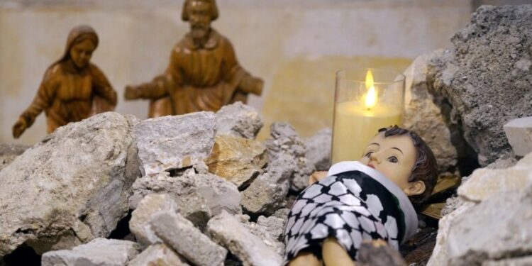 En solidaridad con Gaza, los cristianos de Nazaret reducen las celebraciones navideñas