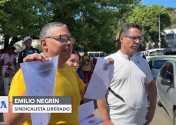 Liberan a 6 sindicalistas venezolanos presos por protestar