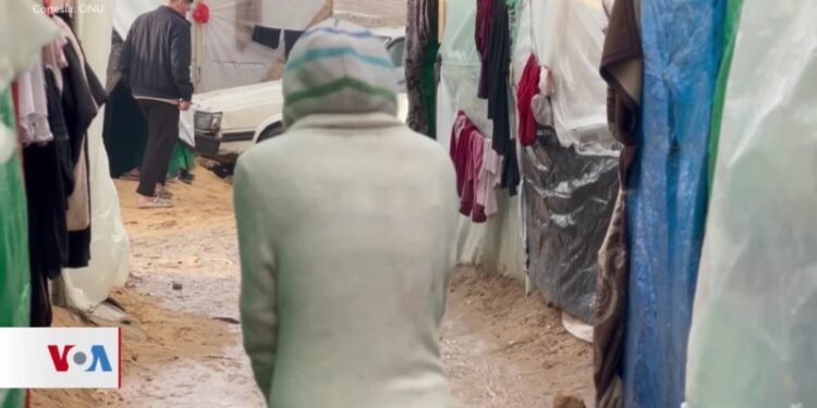 El invierno recrudece las condiciones en Gaza