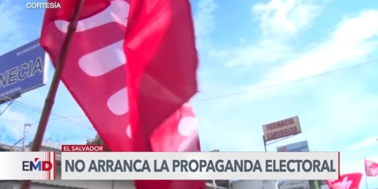 Partidos de oposición no emiten propaganda electoral en El Salvador