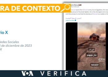 Este video de un tanque quemado no corresponde al conflicto en Gaza, sino a la guerra en Ucrania