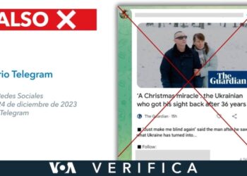No, este hombre no deseó “volver a estar ciego” para no ver el estado actual de Ucrania