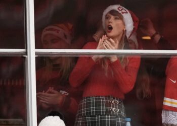 Taylor Swift fue a ver jugar a su novio