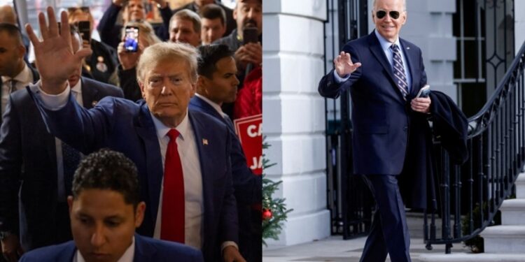 Según las encuestas Trump y Biden serán los candidatos para la revancha electoral en 2024