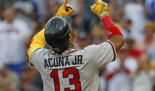 Ronald Acuña Jr. saca la cara por latinos en el Equipo Todo MLB 2023