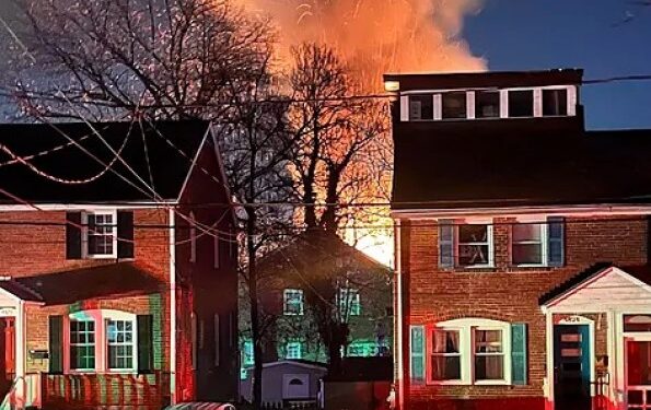 EN VIDEO: La impactante explosión de una casa en Virginia mientras la policía ejecutaba una orden de registro