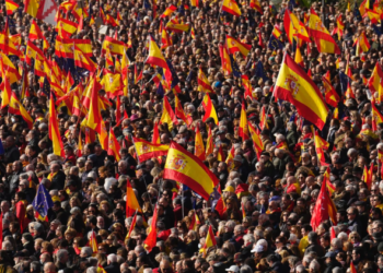 EN IMÁGENES: nueva manifestación en Madrid contra la Ley de Amnistía