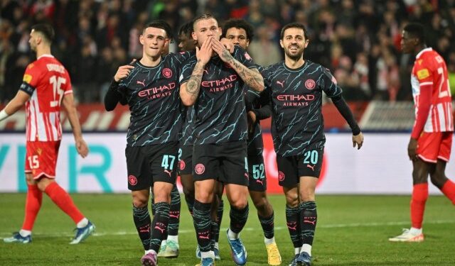 Manchester City cerró la fase de grupos de la Champions con el pleno de victorias