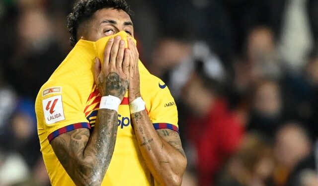 Barcelona solo pudo empatar ante Valencia y encadenó su tercer partido seguido sin ganar