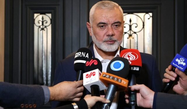 El jefe de la oficina política de Hamás llega a Egipto para abordar una posible tregua