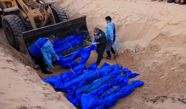 Ejército israelí restituyó 80 cadáveres de palestinos muertos en Gaza