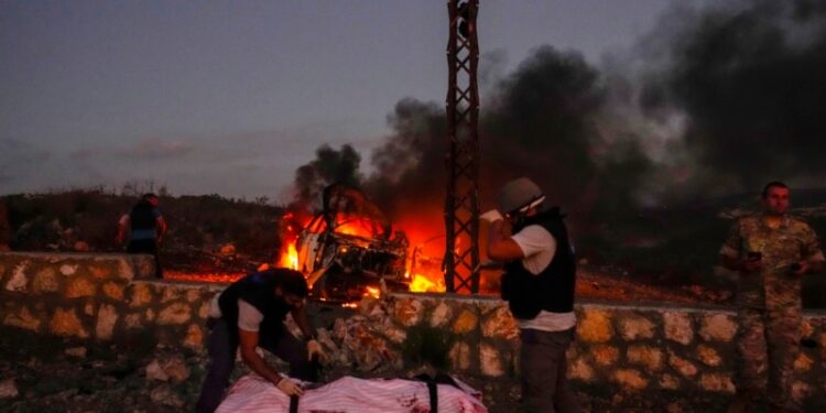 Creen que ataques de Israel contra periodistas en el Líbano fueron deliberados